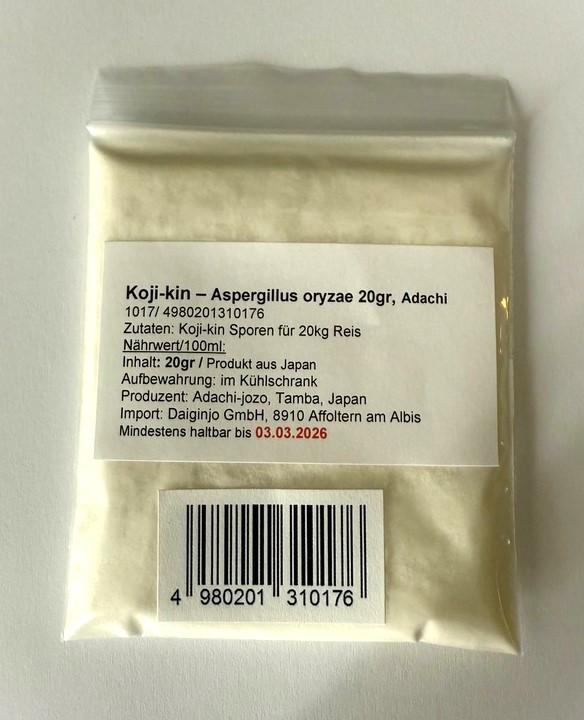 Koji-kin-Aspergillus oryzae Sporen klein