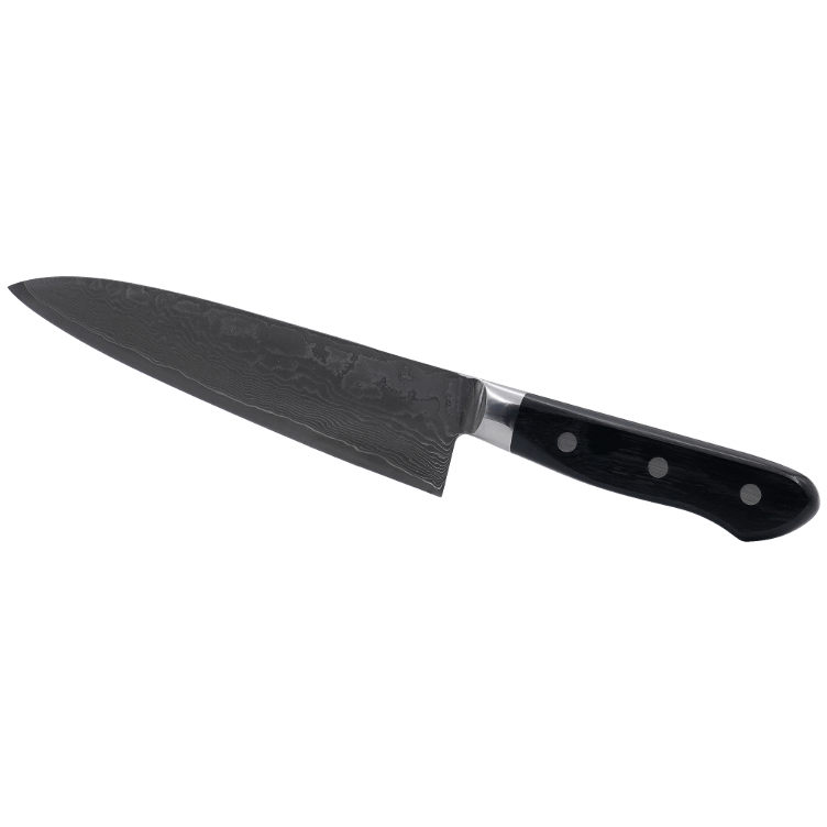 Powder stainless steel Black Wood Gyuto, schwarz