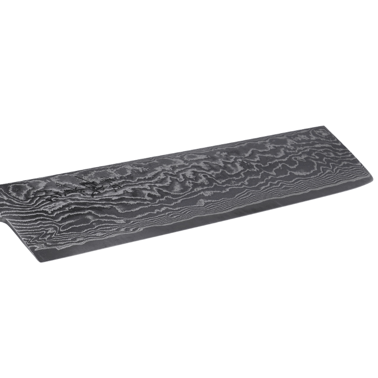 Powder stainless steel black wood Nakiri - 2