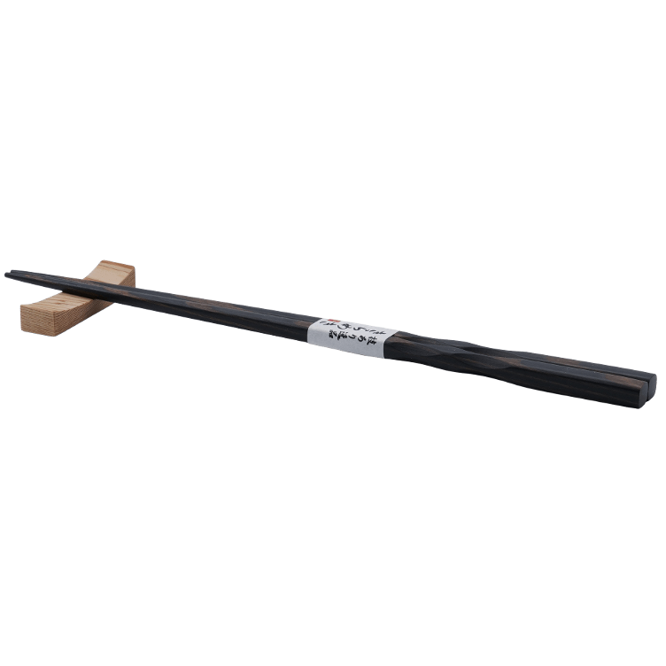 Stäbchen Kirameki viereckig Griff gewellt Holz gepresst