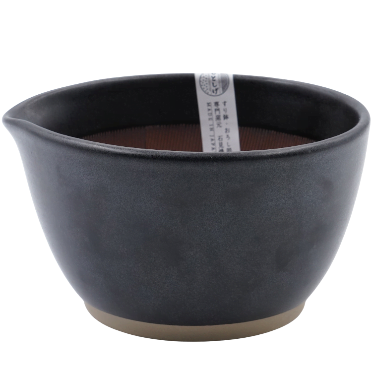Suribachi - Mörser mittelgross schwarz
