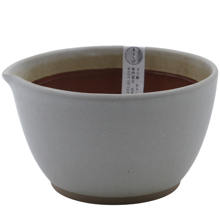 Suribachi - Mörser mittelgross weiss