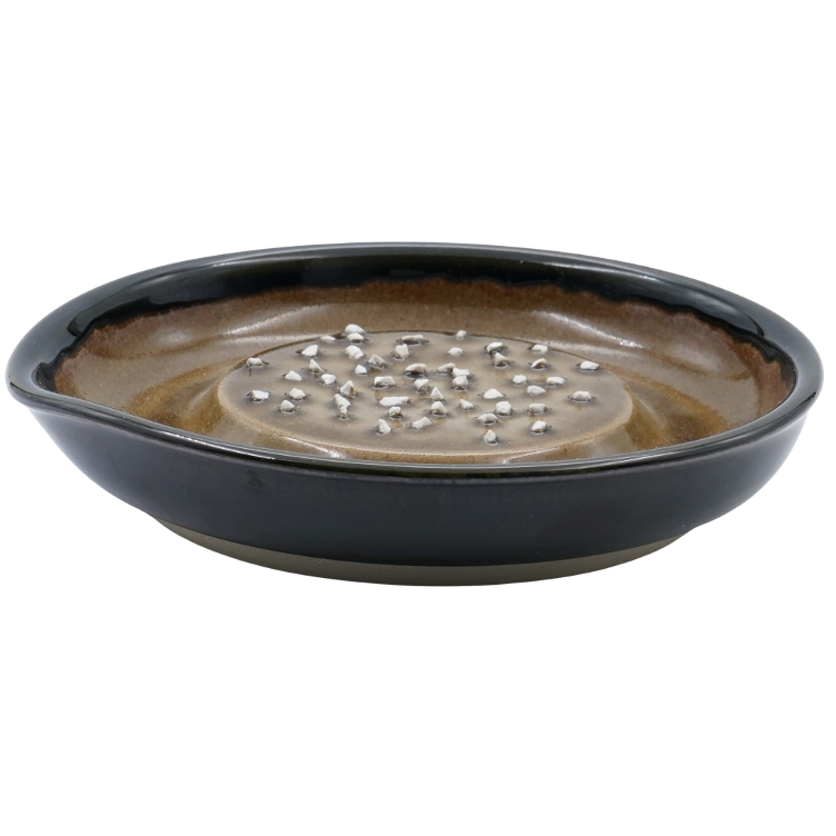 Grater Ceramic brown for redish, Wasabi