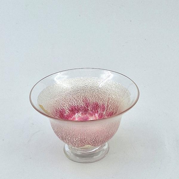 Ginsai Chiyoguchibuki (Rot) Sake Glas