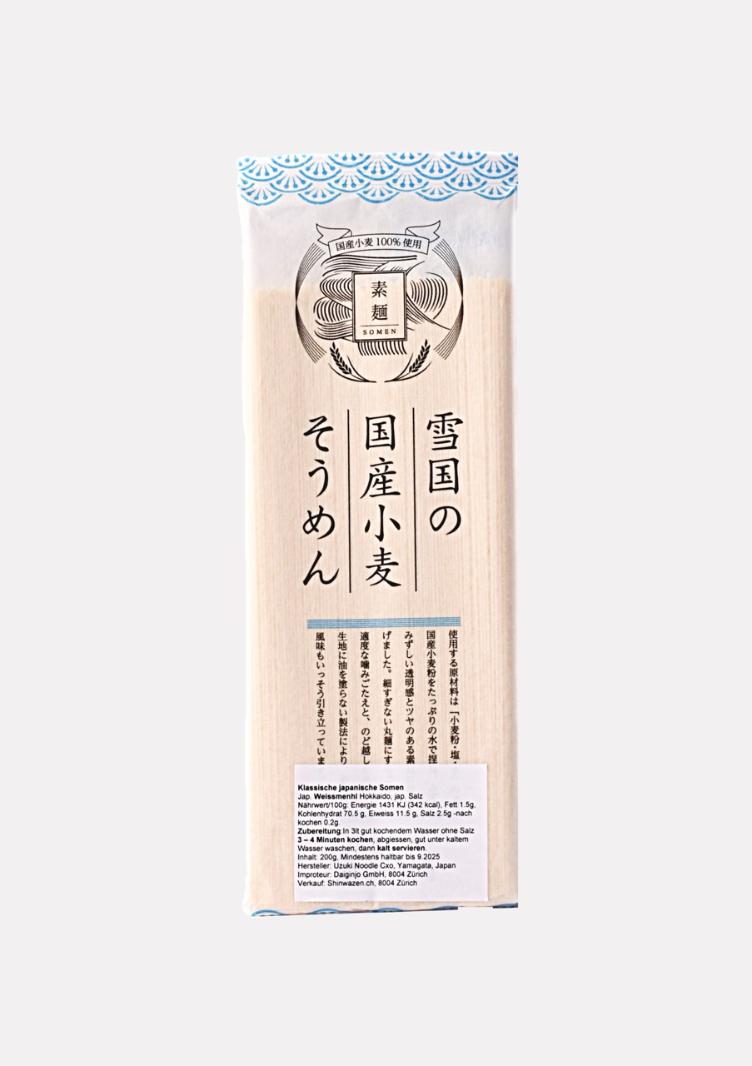Japanische Somen Weizen Nudeln