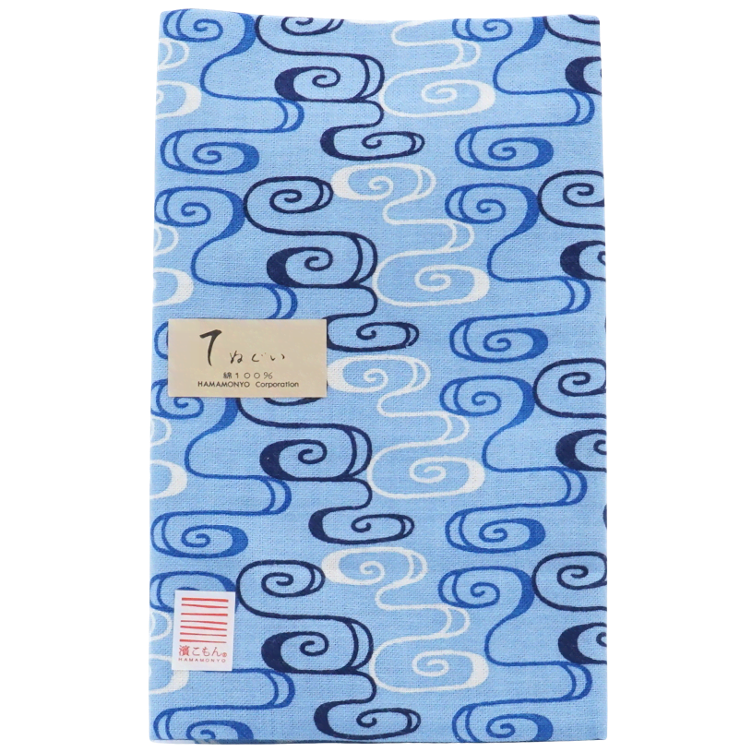 Tenugui Handtuch hellblau