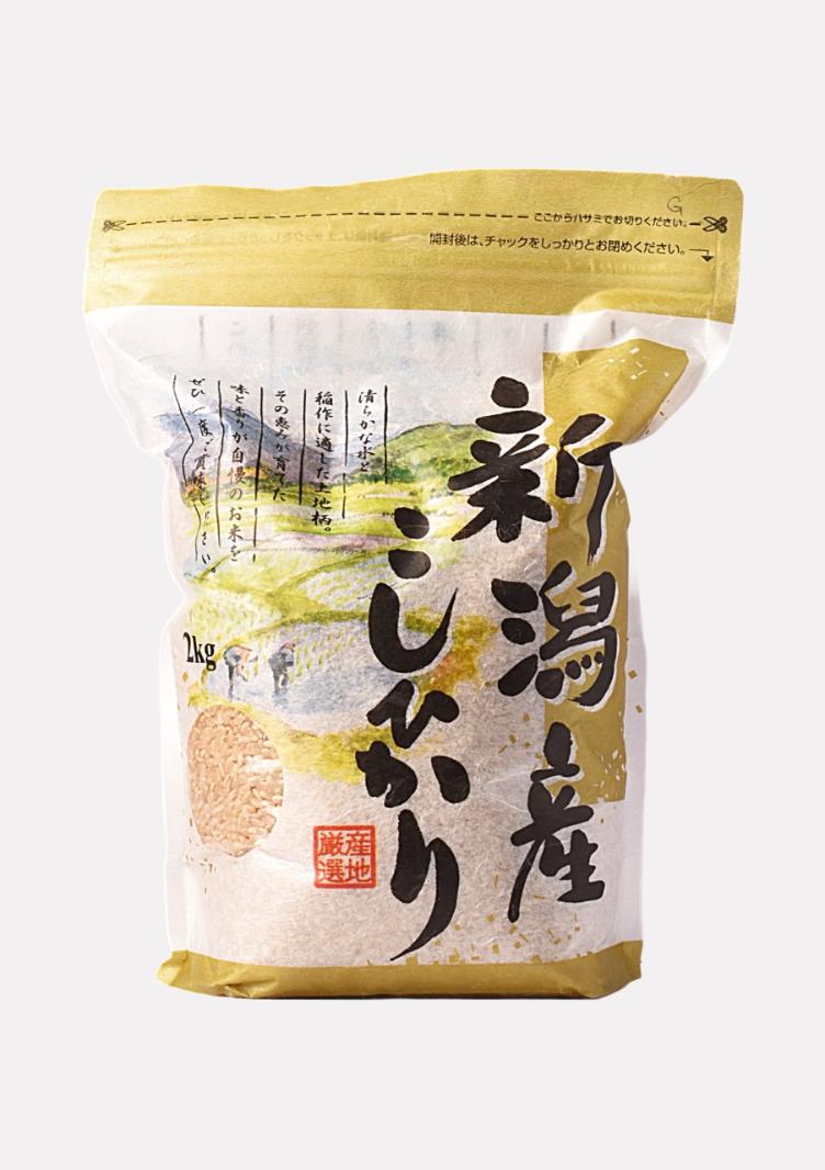Whole grain rice from Niigata JAS
