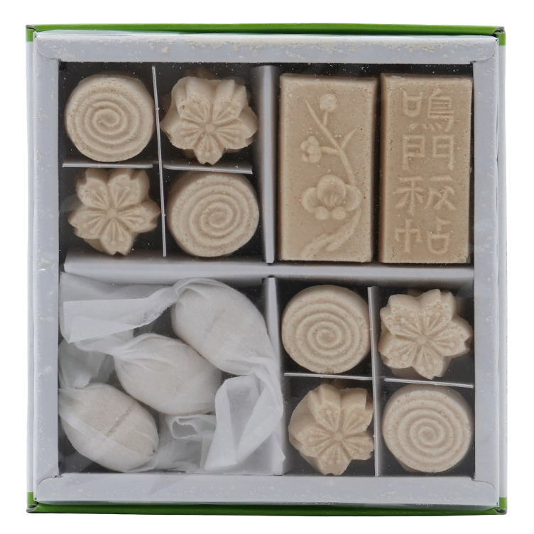 Wasanbon Zucker Higashi Box 4 Sorten