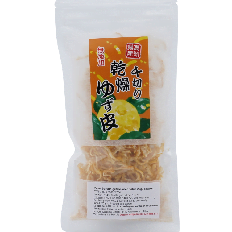 Yuzu Schale getrocknet natur