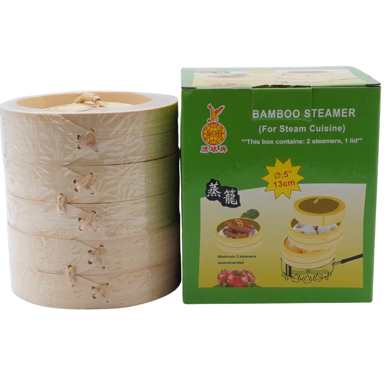 Bambus- Bamboo, Steamer 3-Teilig S
