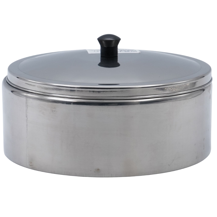 Steamer Korb mit Deckel aus Stahl