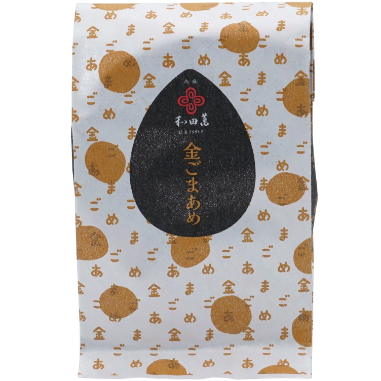 Golden sesame candy