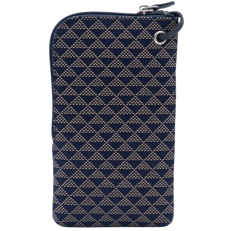 Inden Handy Tasche blau Nami-uroko