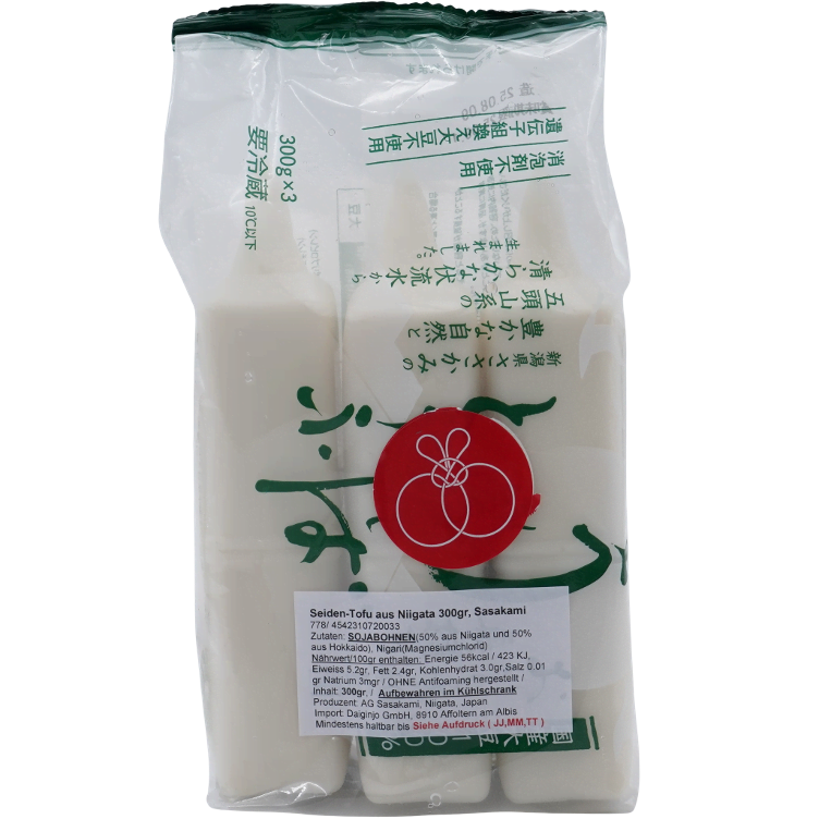 Silk tofu from Niigata 3x300gr.