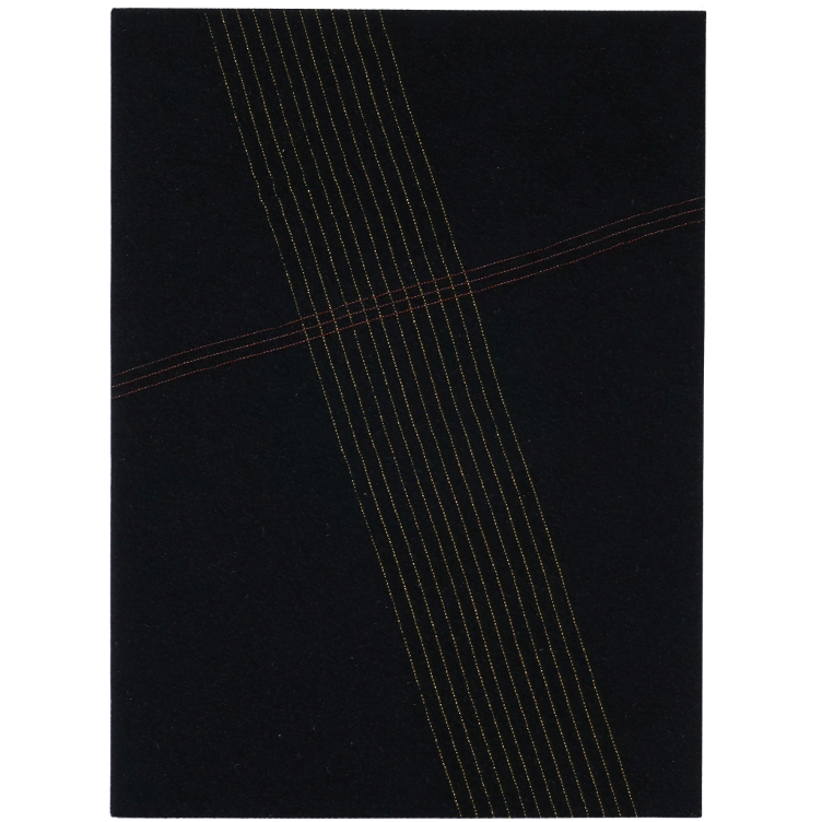 Grusskarte Handgemacht JP Seide