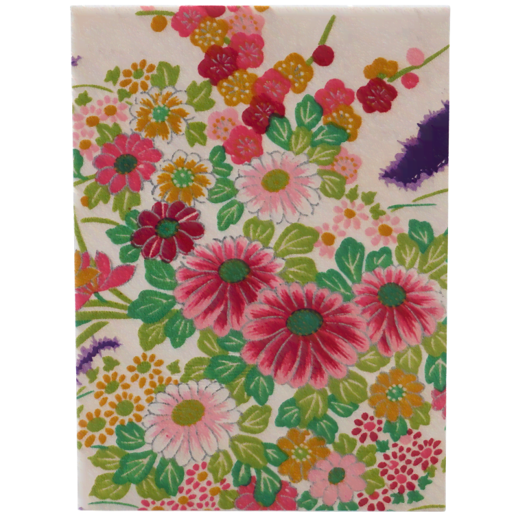 Grusskarte Handgemacht JP Seide