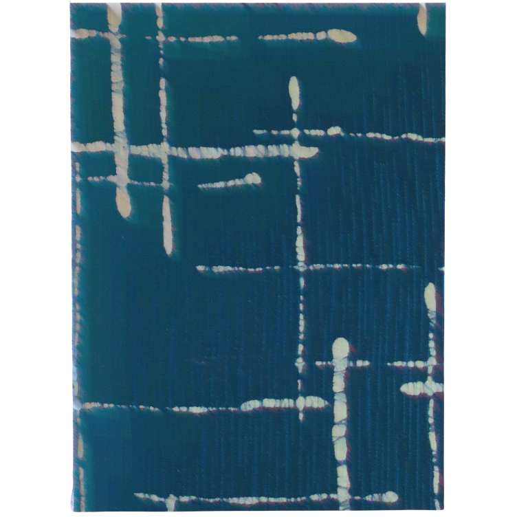 Grusskarte Handgemacht JP Seide