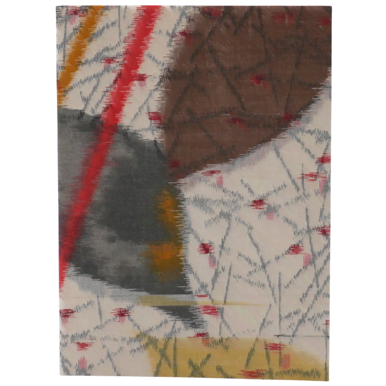 Grusskarte Handgemacht JP Seide