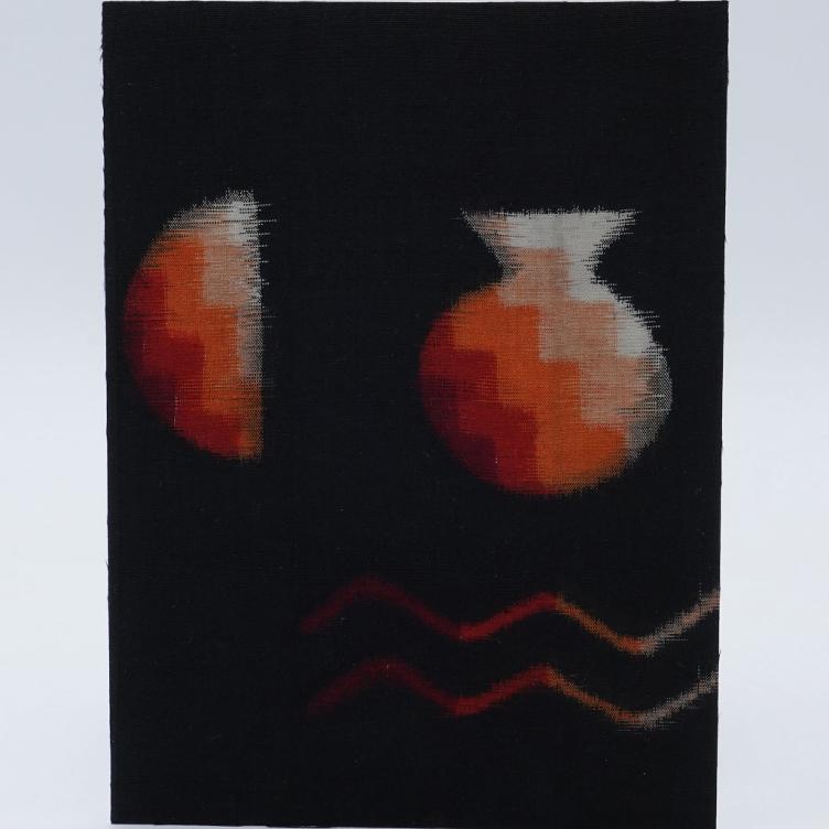 Geeting card Handmade JP Silk