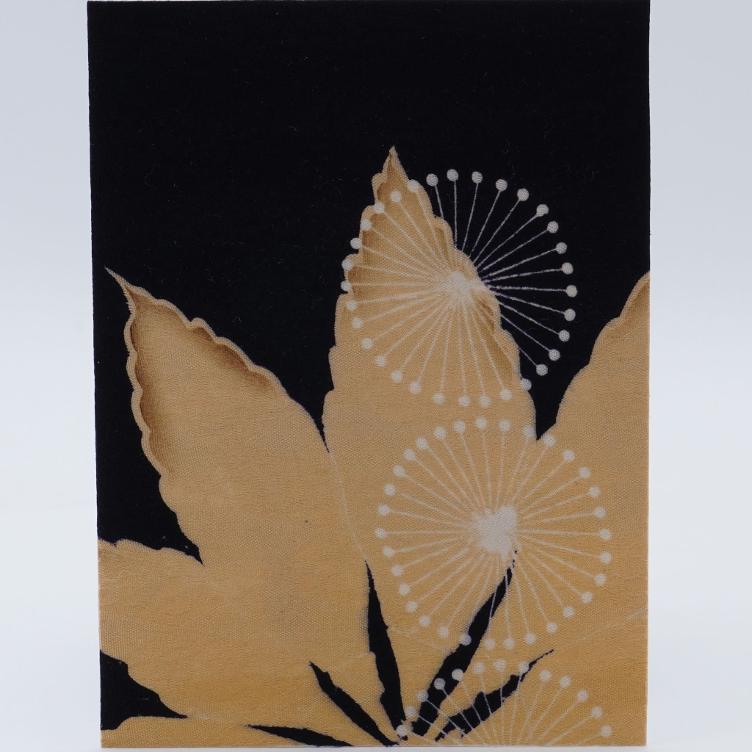 Grusskarte Handgemacht JP Seide