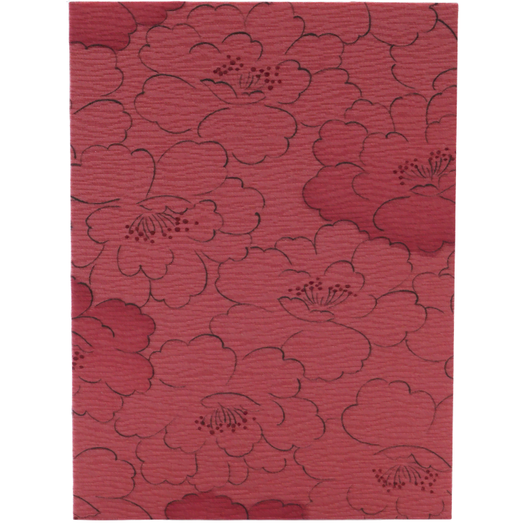 Grusskarte Handgemacht JP Seide