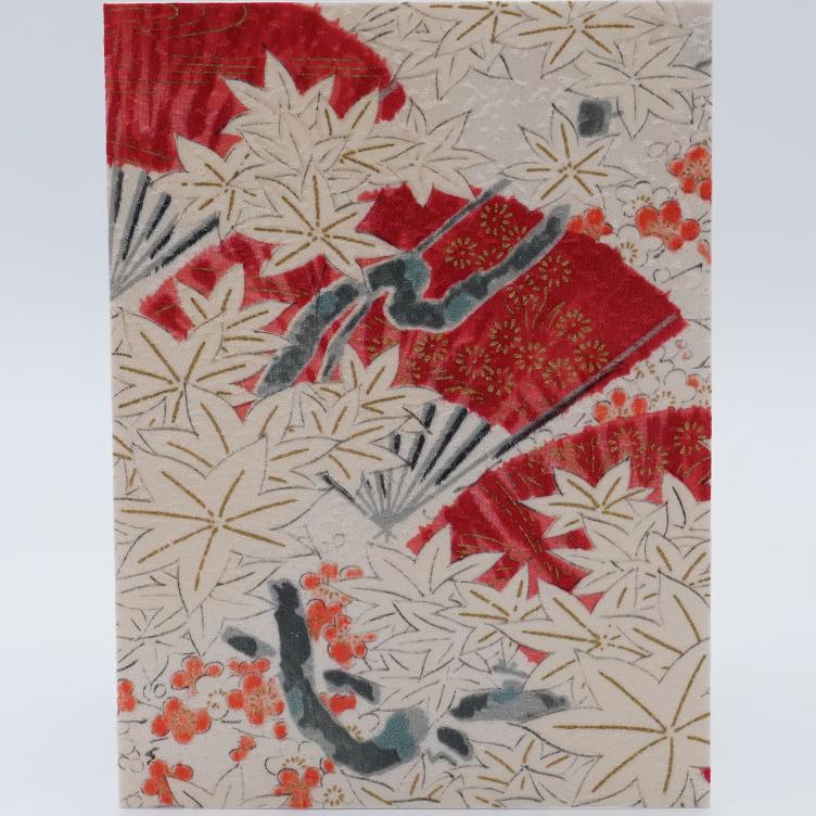 Grusskarte Handgemacht JP Seide