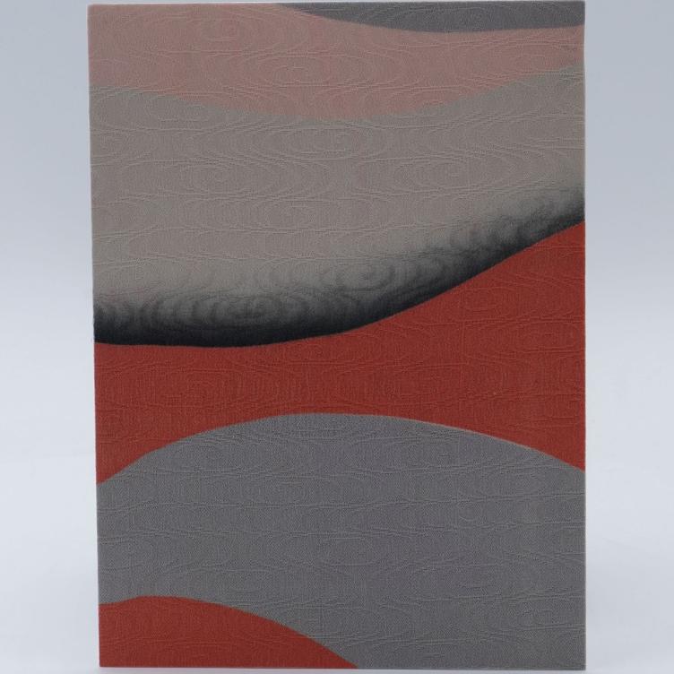 Grusskarte Handgemacht JP Seide