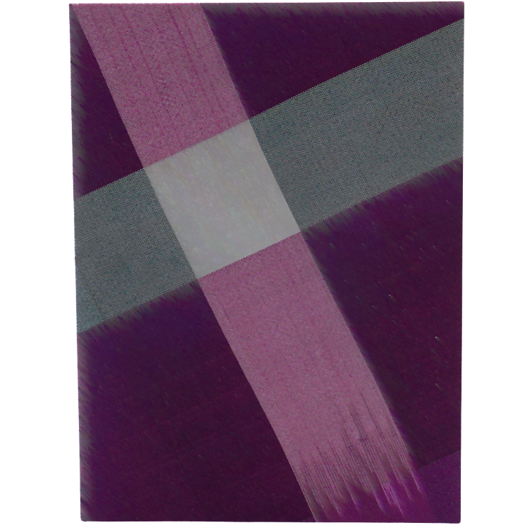 Grusskarte Handgemacht JP Seide