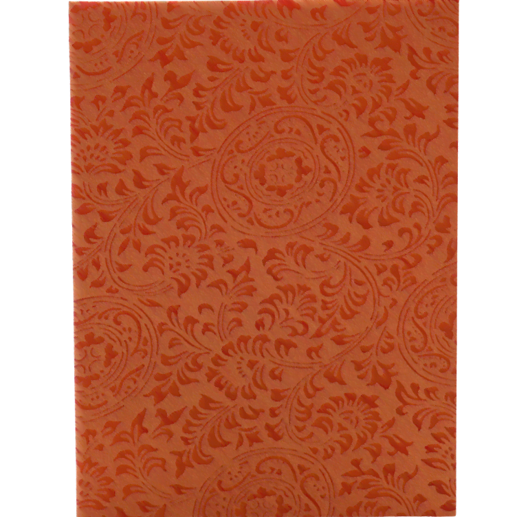 Grusskarte Handgemacht JP Seide