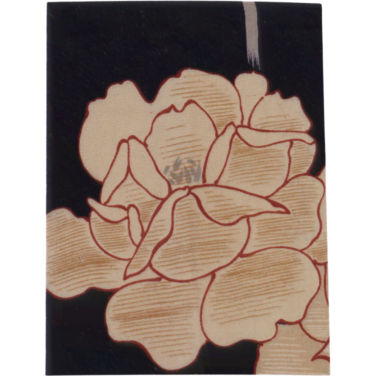 Geeting card Handmade JP Silk