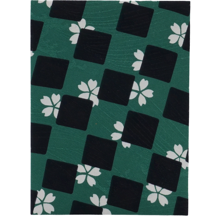 Grusskarte Handgemacht JP Seide