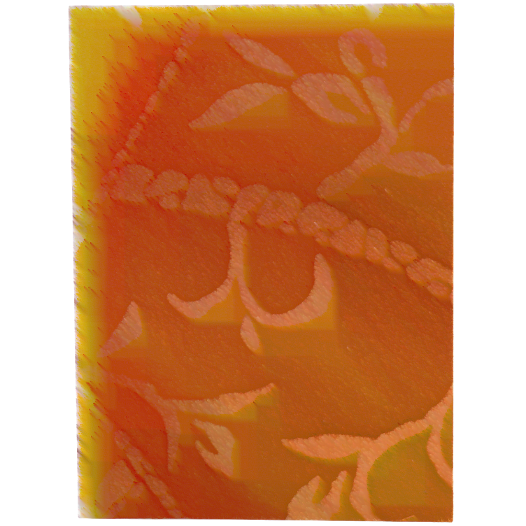 Grusskarte Handgemacht JP Seide