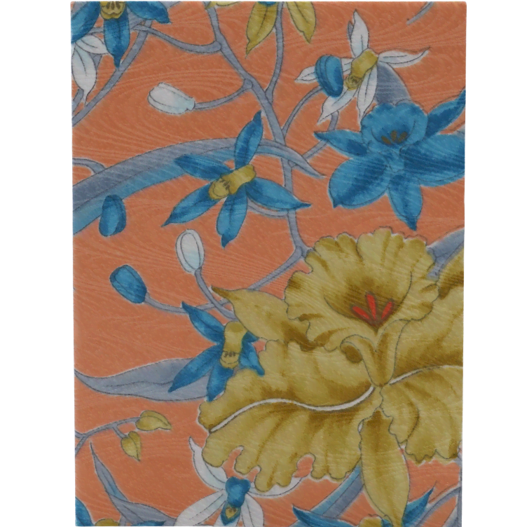 Grusskarte Handgemacht JP Seide