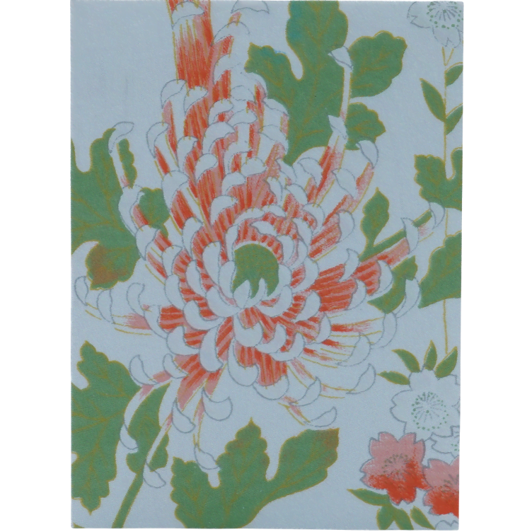 Grusskarte Handgemacht JP Seide