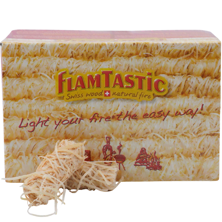 FlamTastic Swiss Wood natural fire