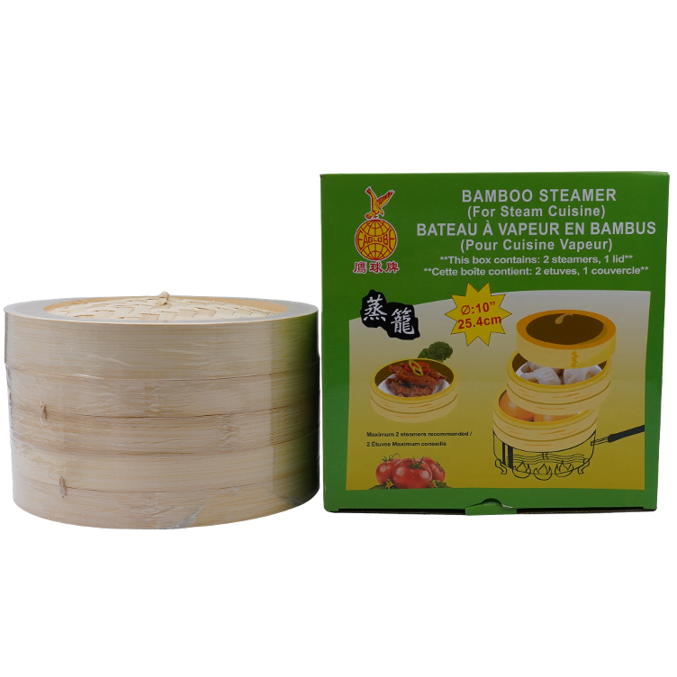 Bambus- Bamboo, Steamer 3-Teilig