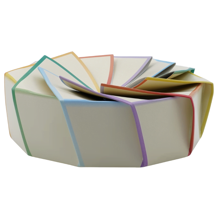 Geschenk BOX Sternform Regenbogen - 0