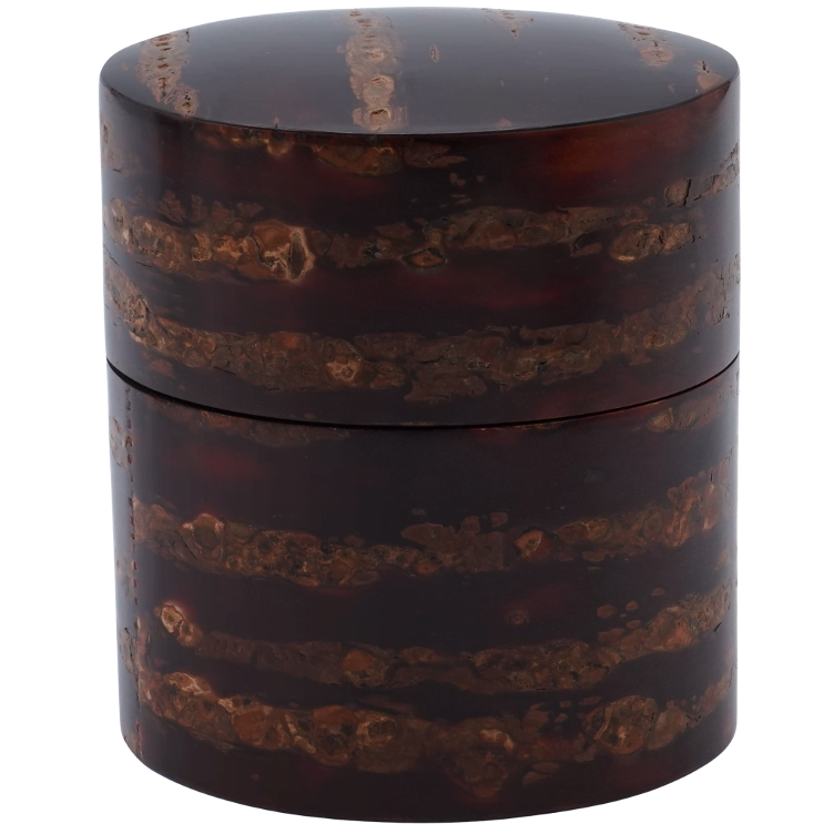 Full-bark tea caddy cherry bark, Brizzard - 0