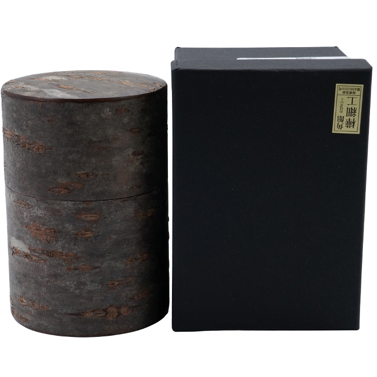 Teedose aus Kirschrinde Marmor - 1