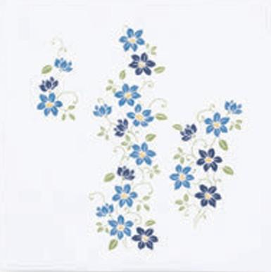 Taschentuch Gauze Clematis