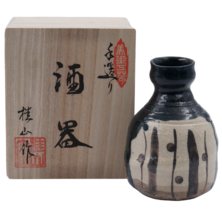 Sake Krug Kurooribe Tokkuri