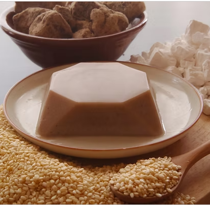 Sesam *Tofu* white with Sauce - 0