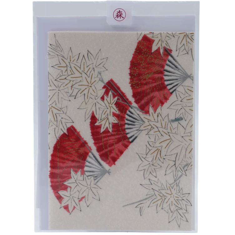 Karte Kimono rechteckig gross