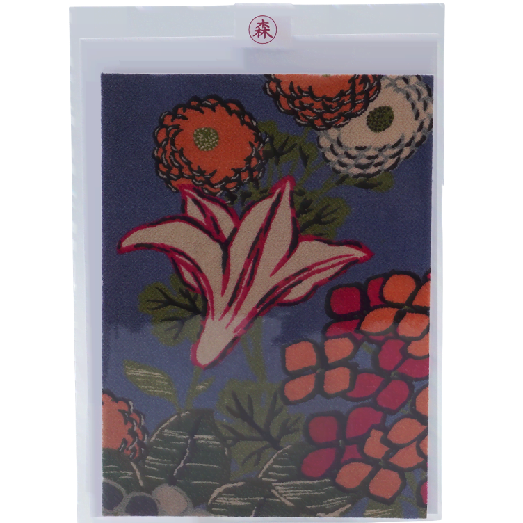 Karte Kimono rechteckig gross