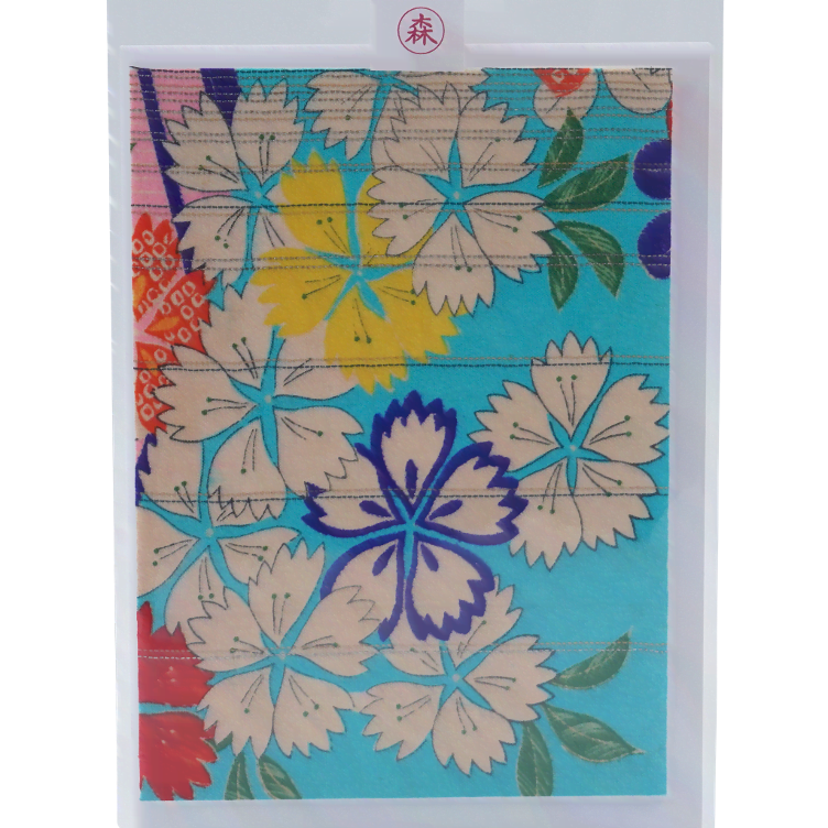 Karte Kimono rechteckig gross