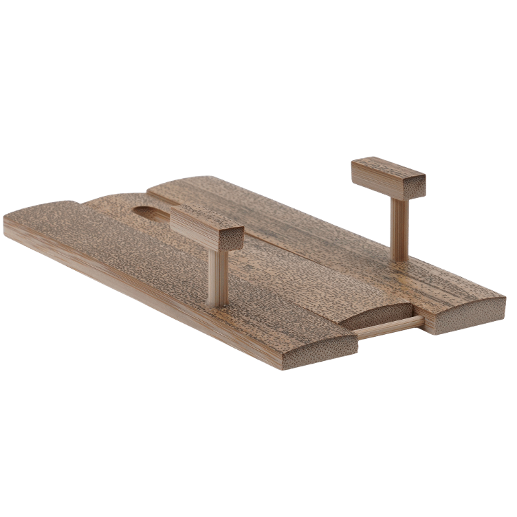 Bamboo fan stand - 0
