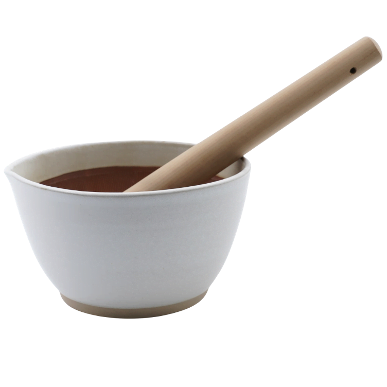 Suribachi - Mörser klein weiss - 0