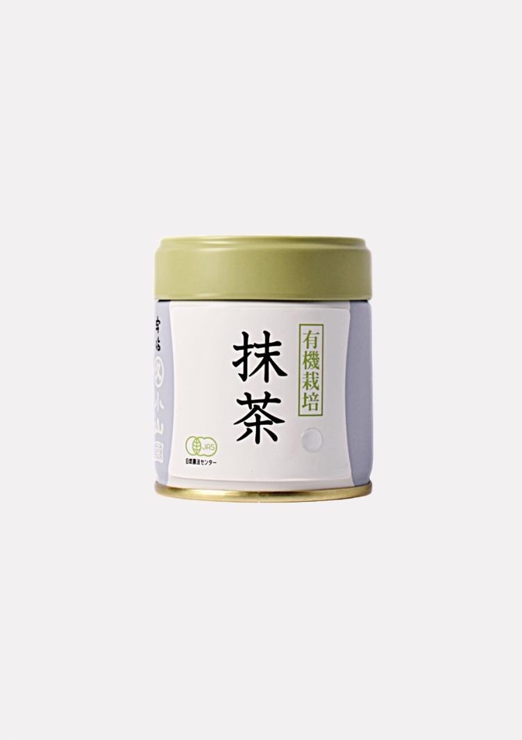 Organic Matcha powder tin silver JAS BIO
