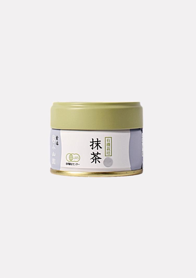 Organic Matcha powder tin silver JAS BIO