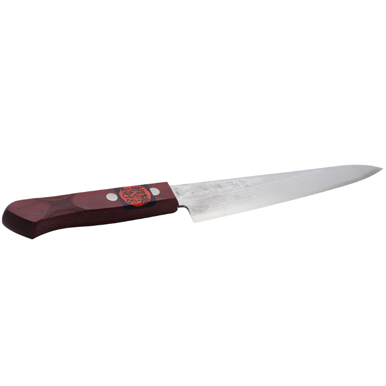 Küchenmesser S.Tanaka Rot VG-10 Damast